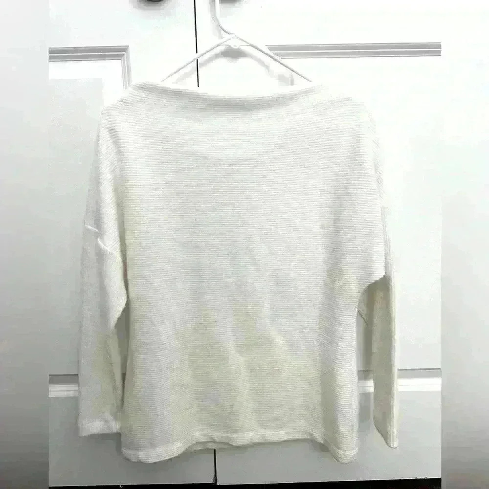 Anthropologie Dolan Left Coast Off White/Cream Sweater Size S - Picture 2 of 4